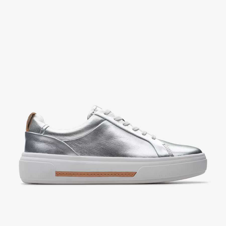 Clarks Hollyhock Walk Sneakers-Silver Lea D