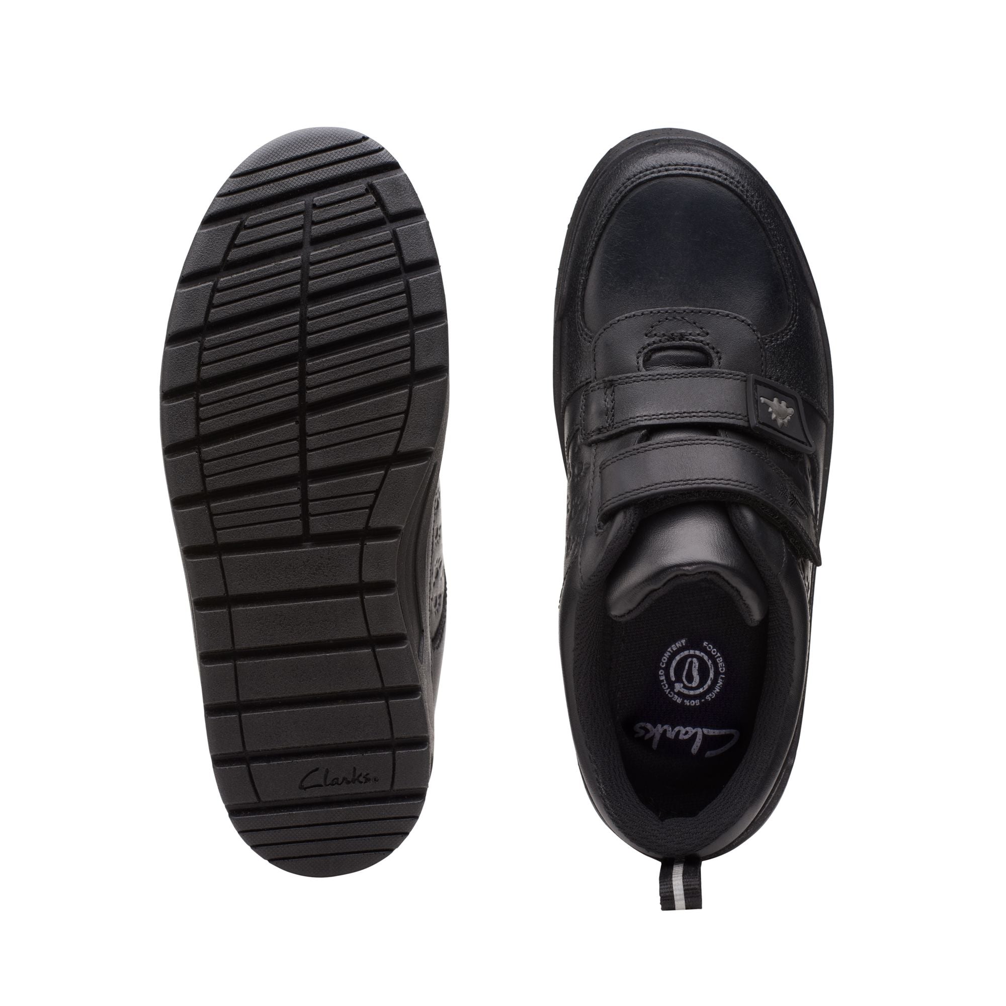 Clarks Palmer Steggy O Shoe-Black F