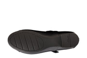 Clarks Scala Gem Y Shoes-Black Lea F