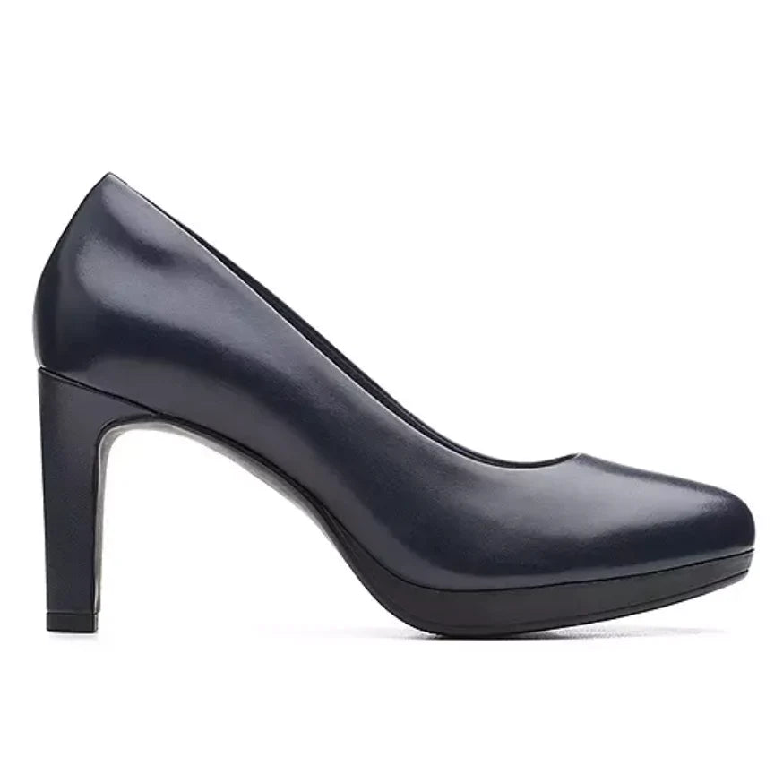 Clarks Ambyr Joy Heels-Navy Lea D