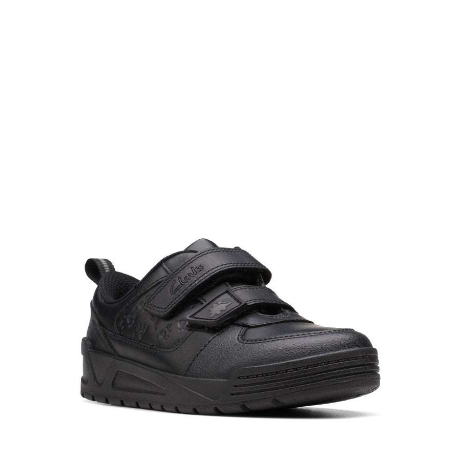 Clarks Palmer Steggy K Shoe-Black F