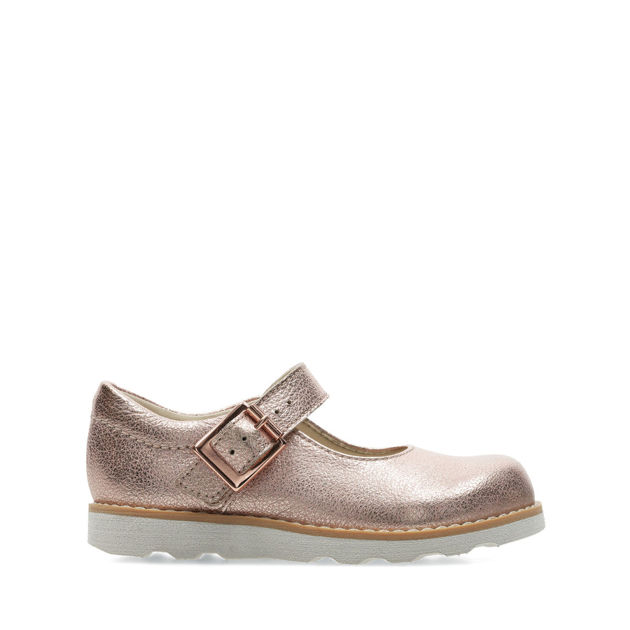 Clarks Crown Honor-2 Shoes-Copper Lea F