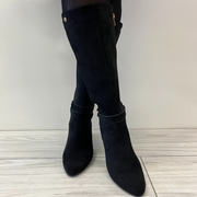 Redz D6398 Long Boot-BLACK