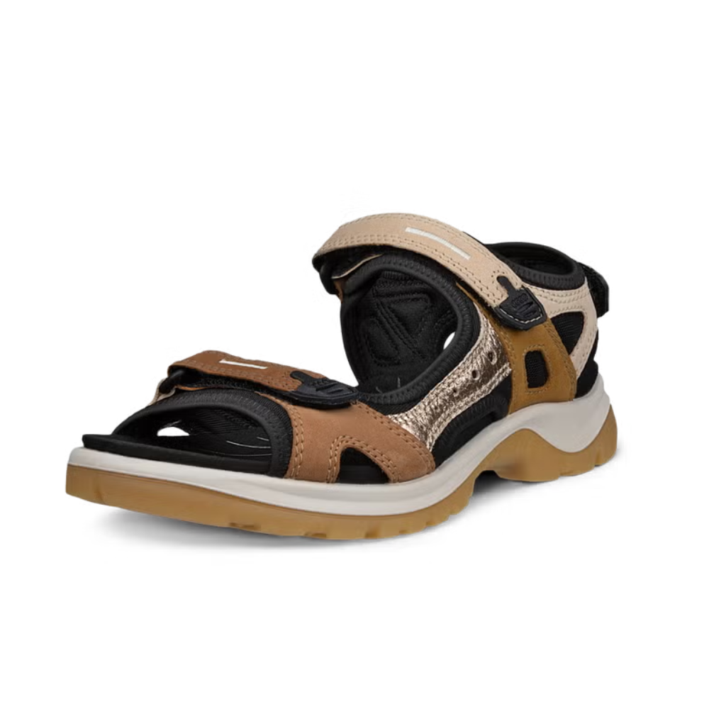 Ecco 69563 Ladies Sandal-Brown Multi