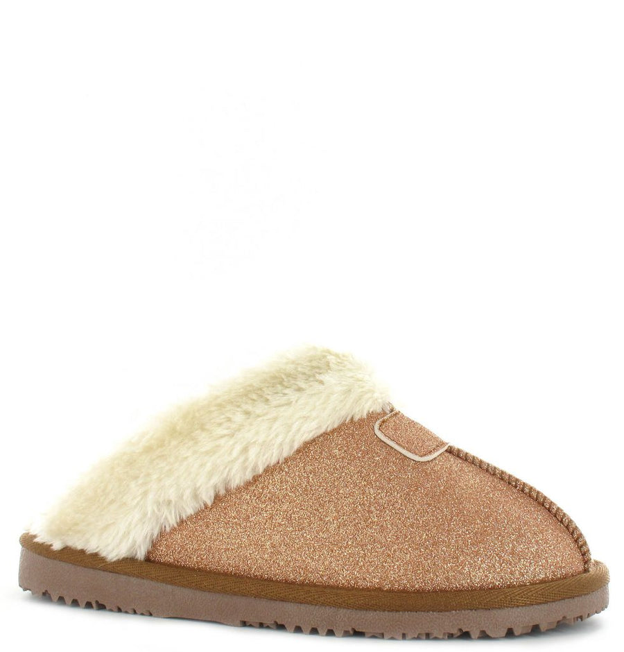 Ella Shoes Sparkle Slipper-Rose