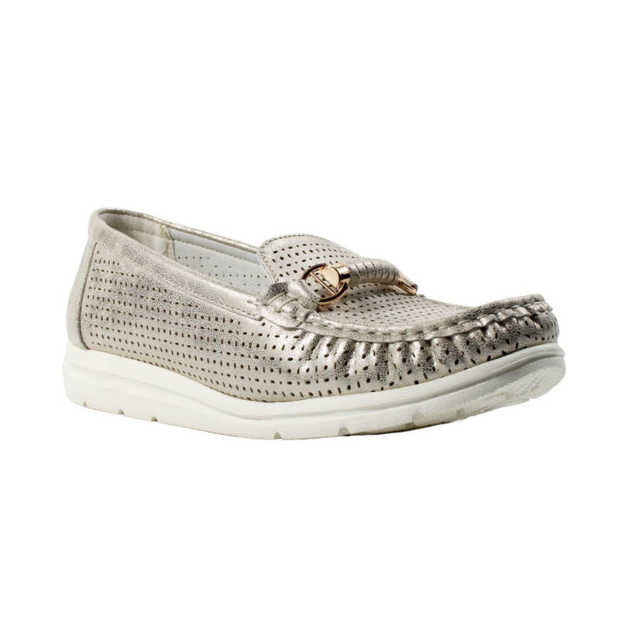 Comfort WW1662 Ladies Shoe-Light Gold