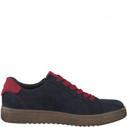 Jana 23780 Shoes-Navy/Red H