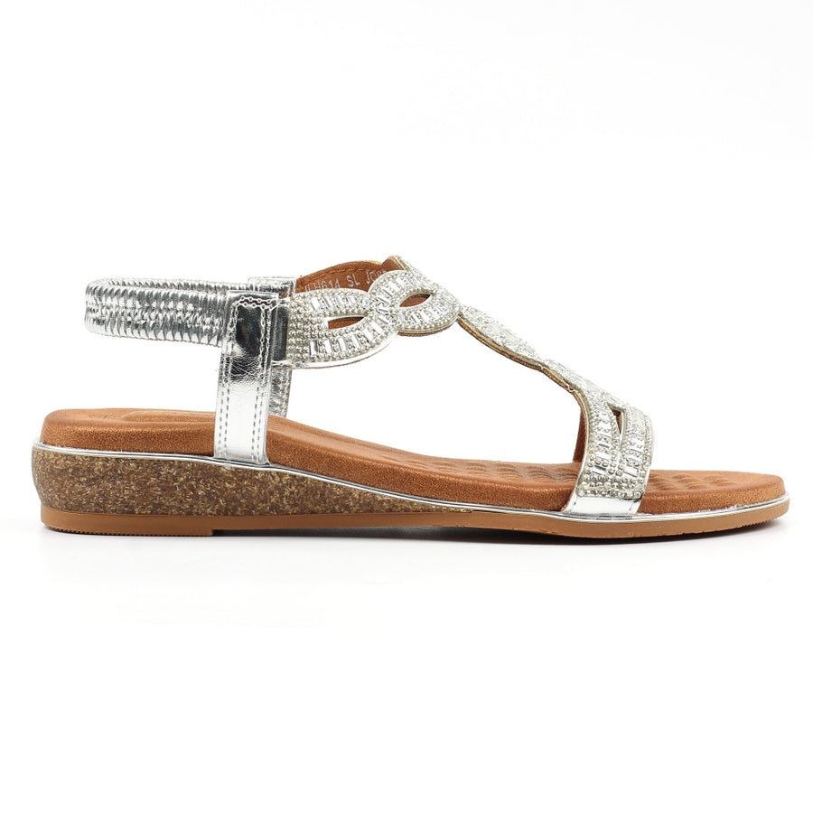 Lunar Jordan Ladies' Sandal-Silver