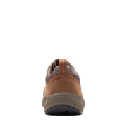 Clarks Wave2.0 Tie Shoes-Dk Tan Nub G