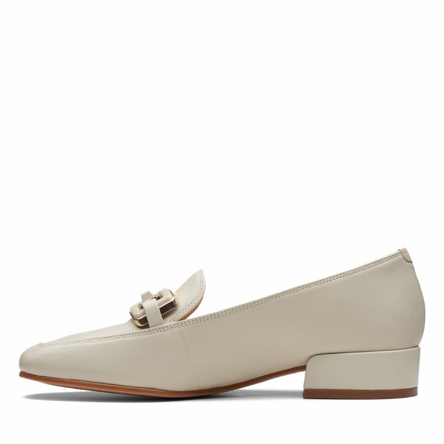 Clarks Seren30 Easy Shoes-Ivory Lea D