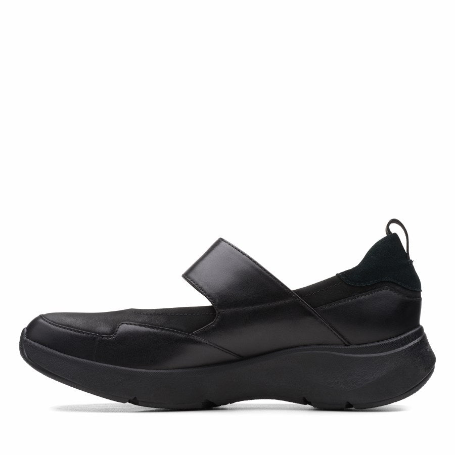 Clarks Wave2.0 Glide Shoes-Black Comb D