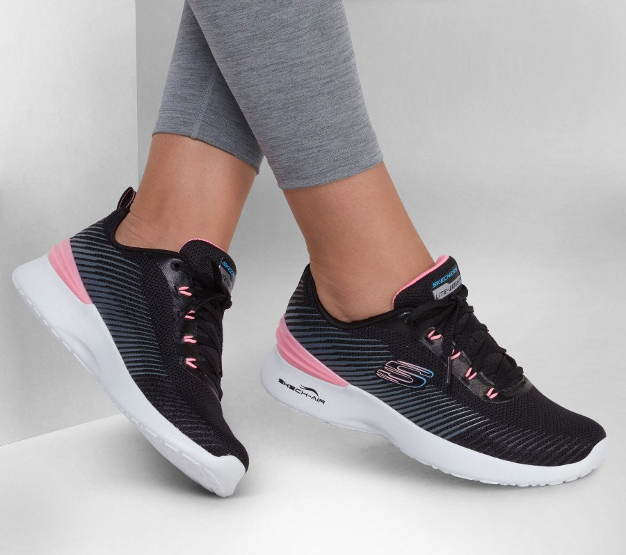 Skechers 149669 Trainer-Black/Pink