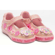 Lelli Kelly 2034 Shoes-Peach Glitter