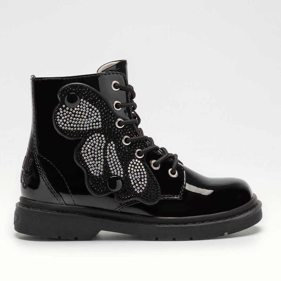 Lelli Kelly 4540 Boots-Black Pat