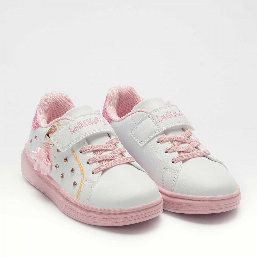 Lelli Kelly 4826 Trainers-White/Pink