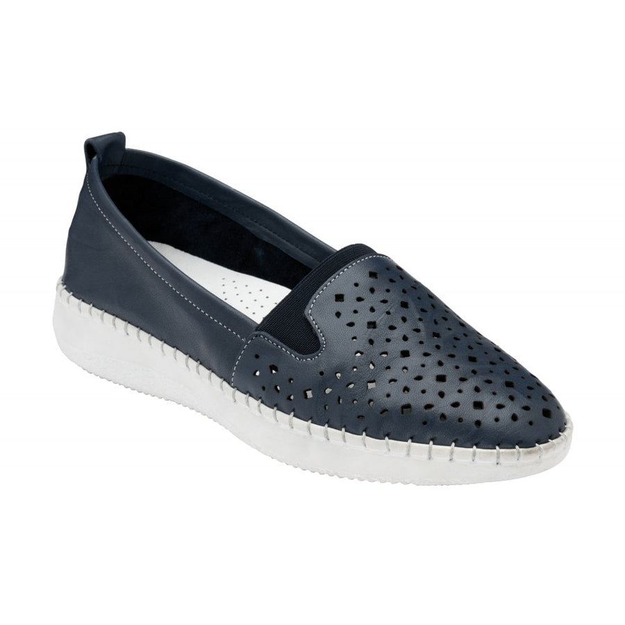 Lotus Francesca Shoe-Navy