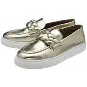 Lotus Bertie Ladies Loafer-Gold