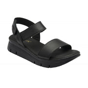 Lotus Facchini Wedge Sandal-Black