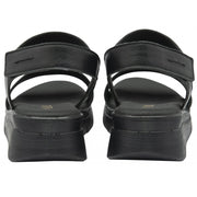 Lotus Facchini Wedge Sandal-Black