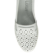 Lotus Francesca Shoe-White