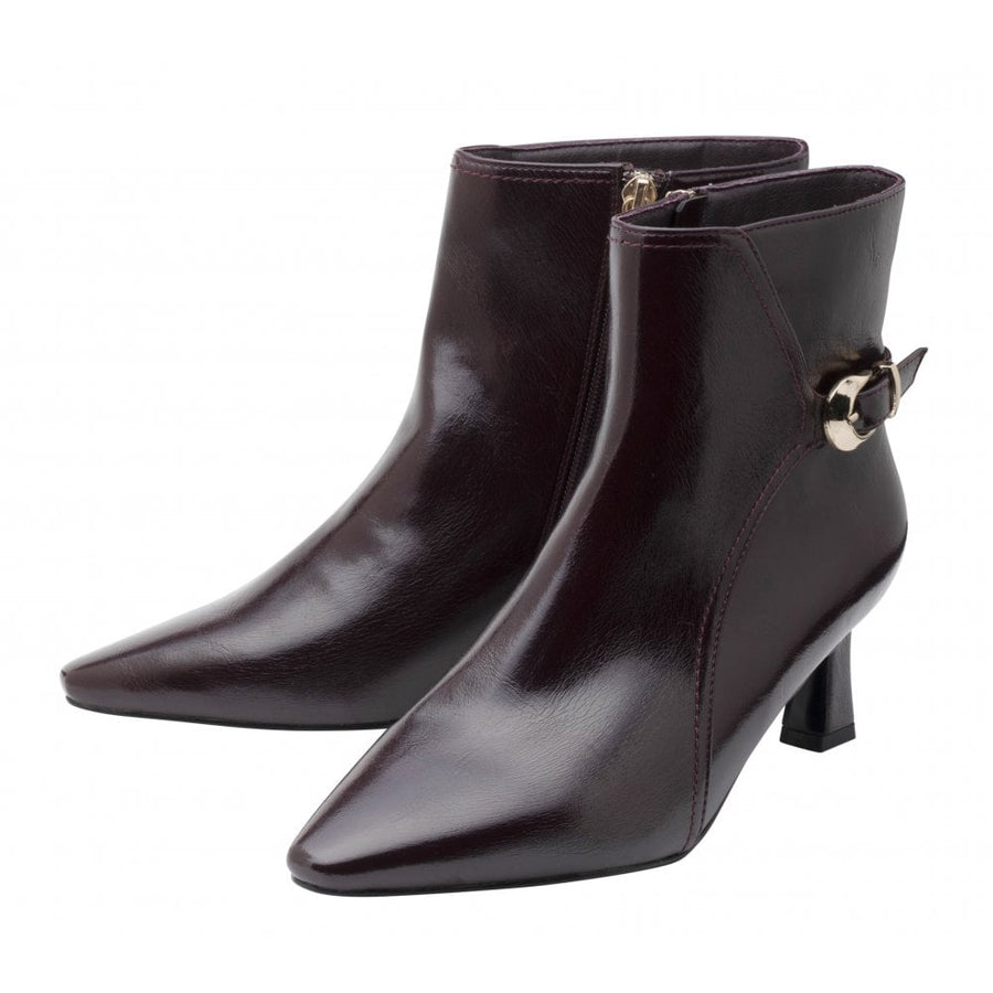 Lotus Ripley Ankle Boot-Bordo