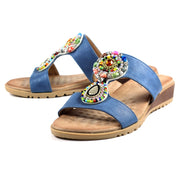 Lunar Elsa Sandals-Blue