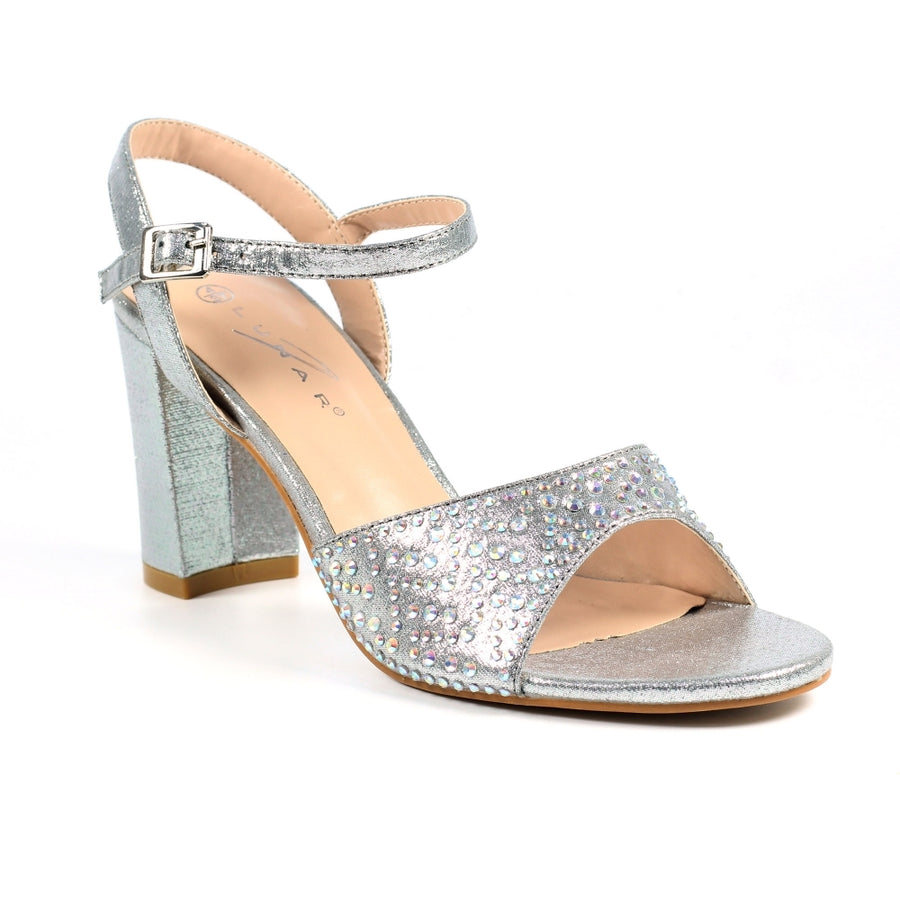 Lunar Krystal Sandal-Silver