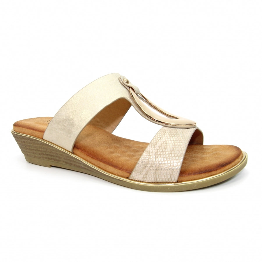 Lunar Pennita Mule-Beige