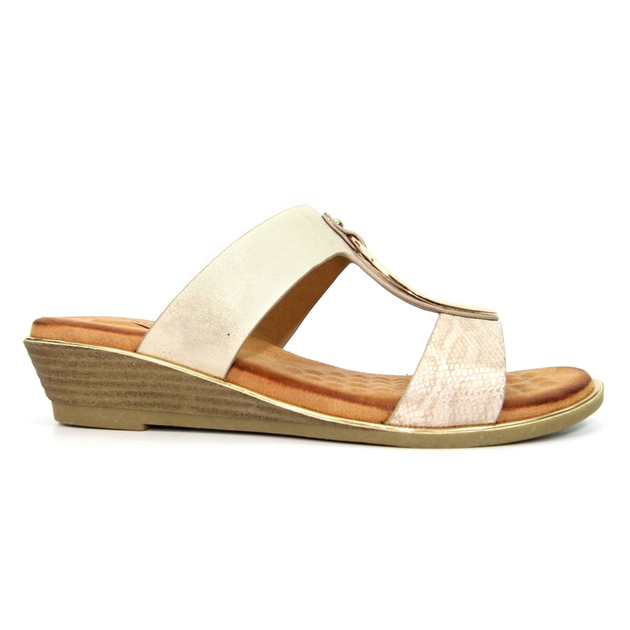 Lunar Pennita Mule-Beige