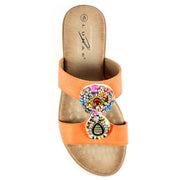 Lunar Elsa Sandals-Orange