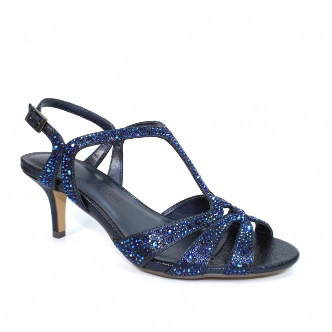 Lunar Francie Sandals-Navy (Wide)