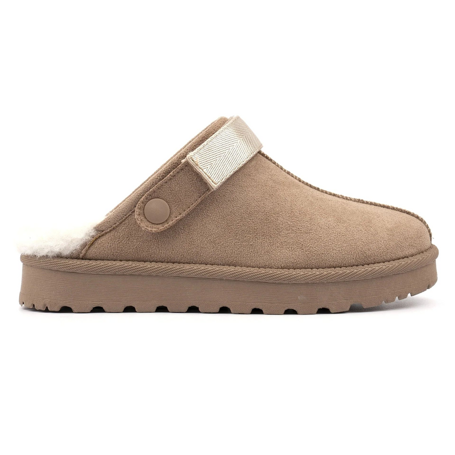 Lunar Odessa Ladies' Slippers-Mink