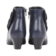 Lotus Prancer Ankle Boot-Navy