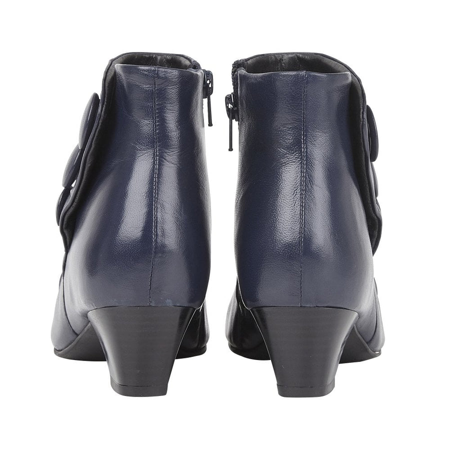 Lotus Prancer Ankle Boot-Navy