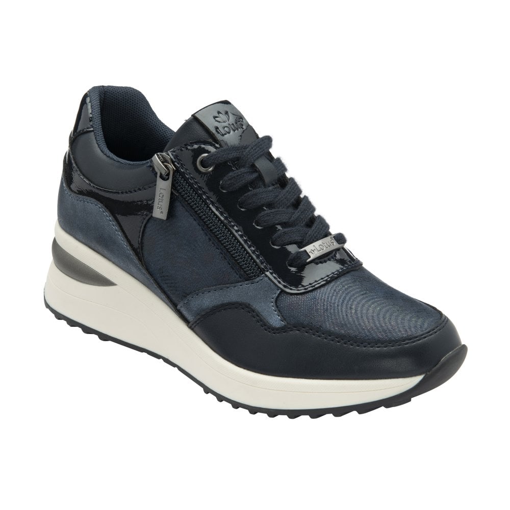 Lotus Pluto Ladies Shoe-Navy