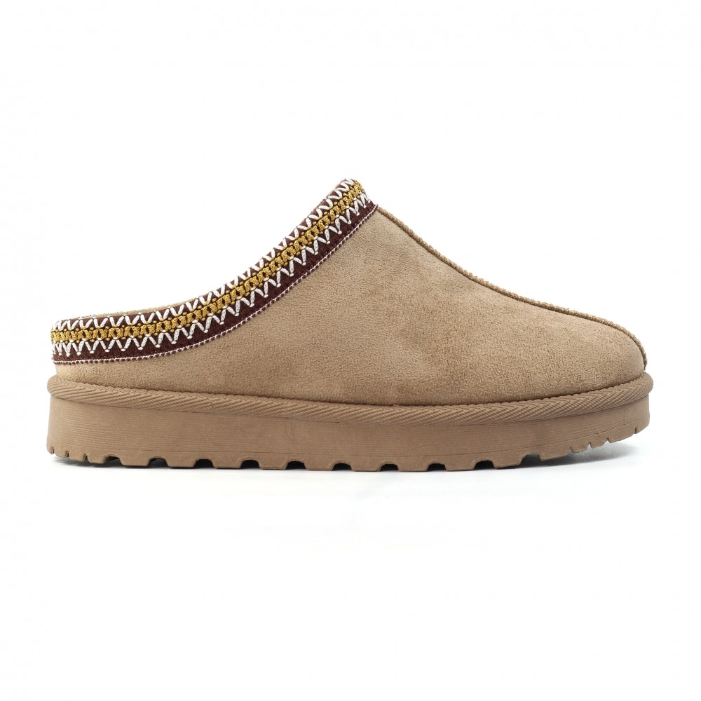 Lunar Nepal Ladies' Slippers-Mink
