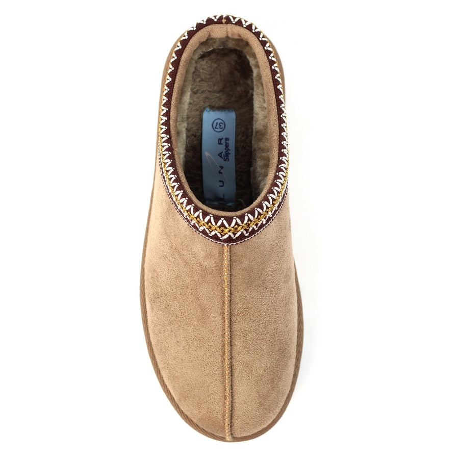 Lunar Nepal Ladies' Slippers-Mink