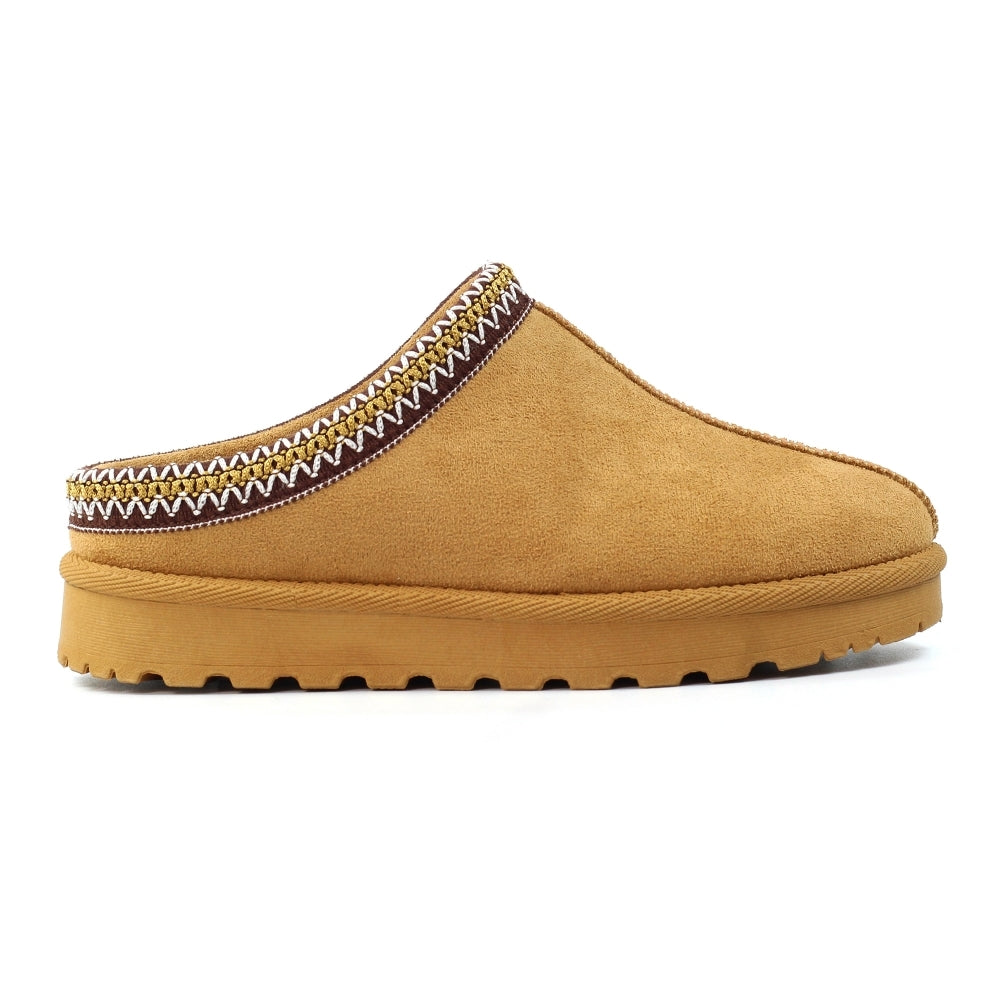Lunar Nepal Ladies' Slippers-Tan