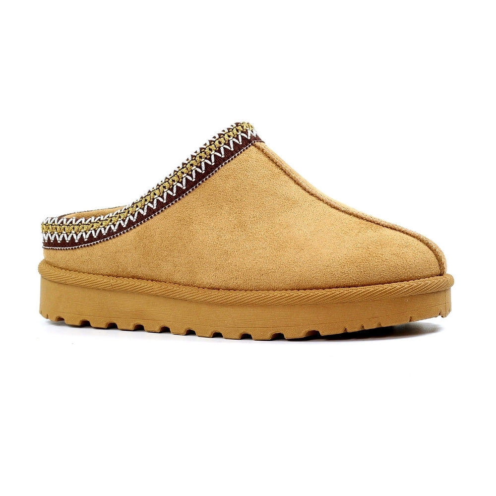 Lunar Nepal Ladies' Slippers-Tan