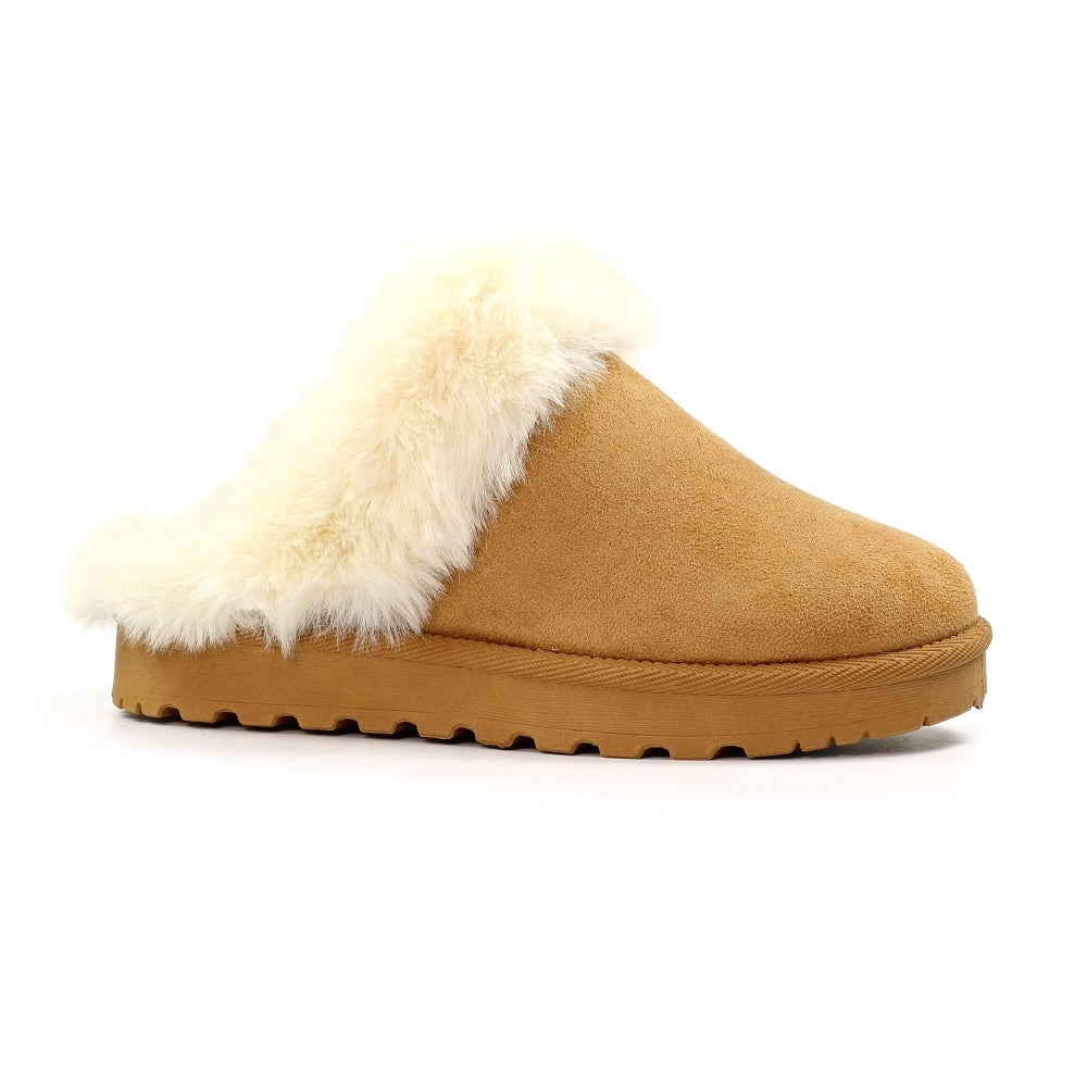 Lunar Nevis Ladies' Slippers-Tan