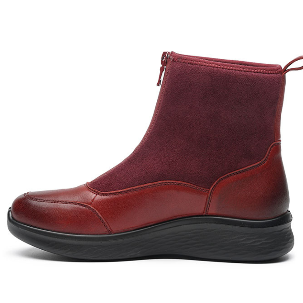G-comfort P817 Ankle Boots-WINE H