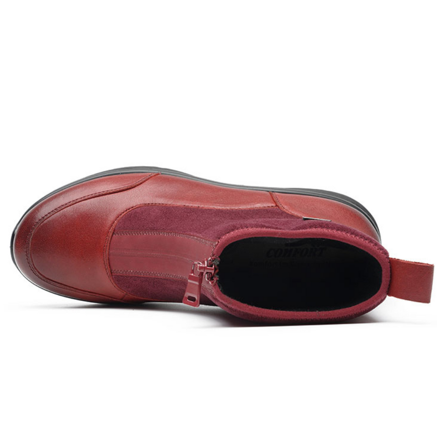 G-comfort P817 Ankle Boots-WINE H