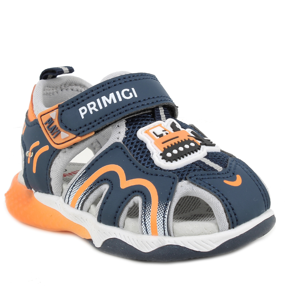 Primigi 1457122 Boys Sandal-NAVY/ORANGE