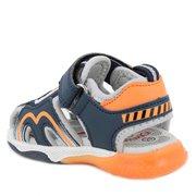 Primigi 1457122 Boys Sandal-NAVY/ORANGE