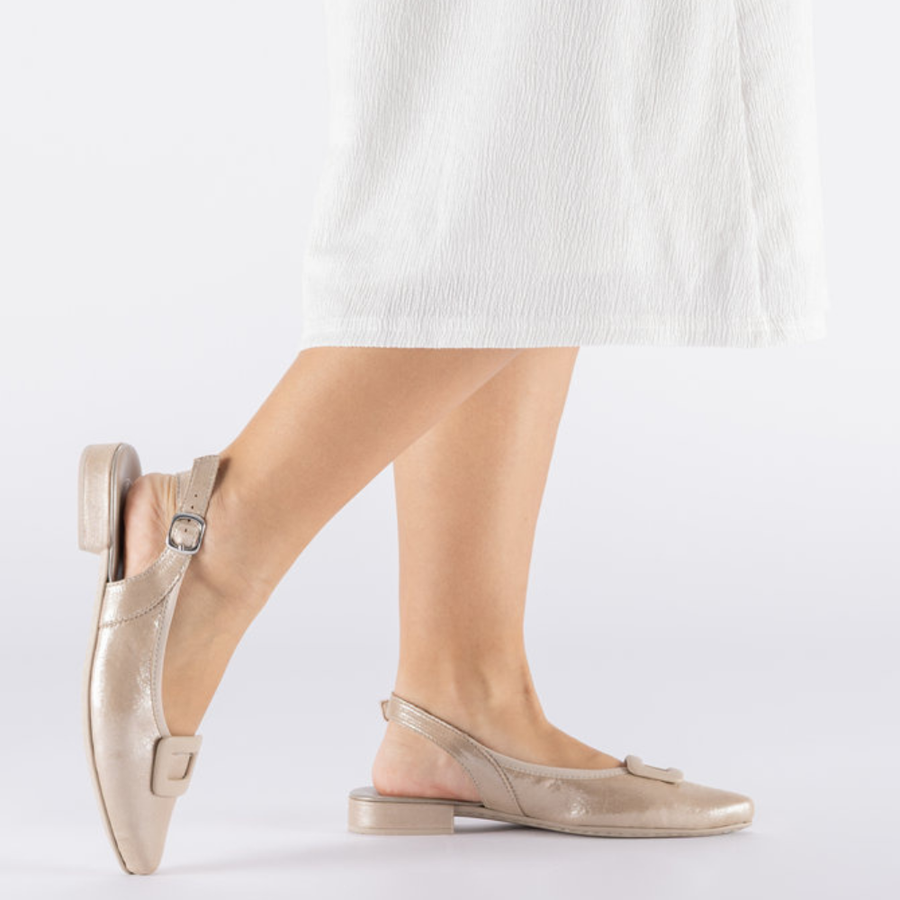 Rieker 43150 Ladies' Shoes-Gold