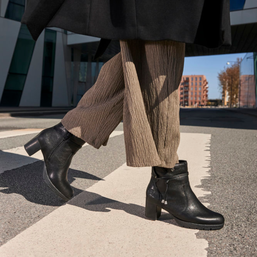 Rieker 77667-00 Ankle Boot-Black