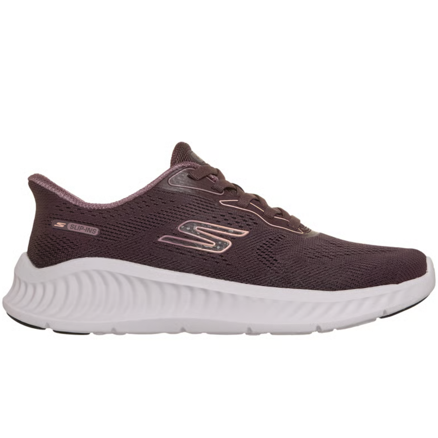 Skechers 125665 Ladies Trainer-Burgundy