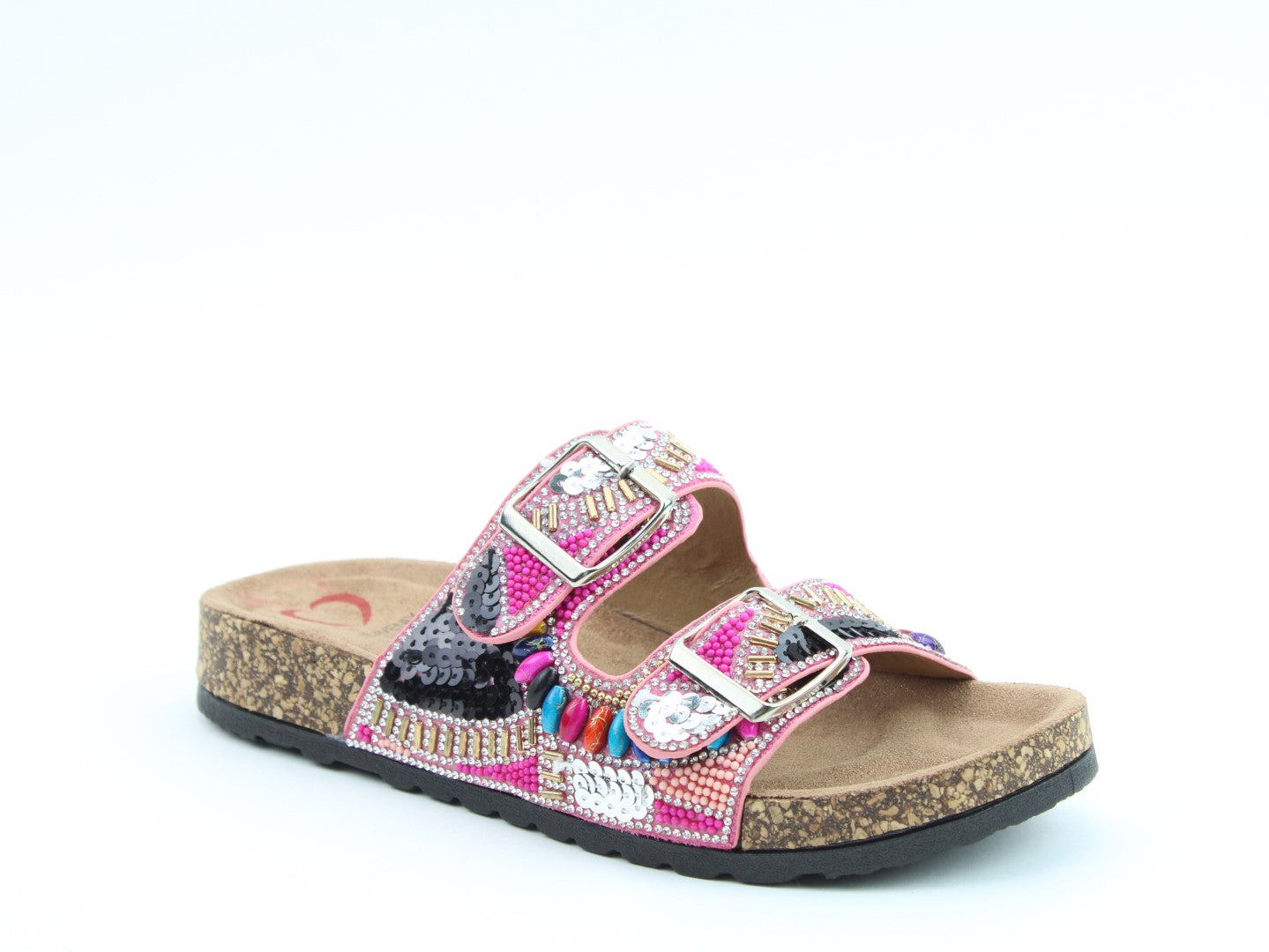 Heavenly Feet Jess Mules-Fuschia