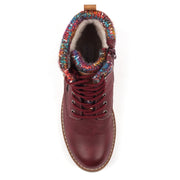 Lunar Tabasco Ankle Boot-Burgundy