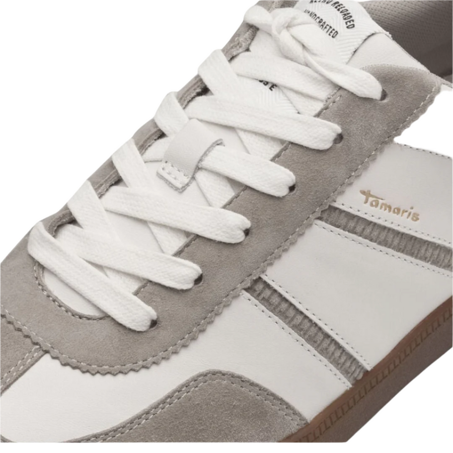 Tamaris 23624 Ladies Sneaker-Off White Combi